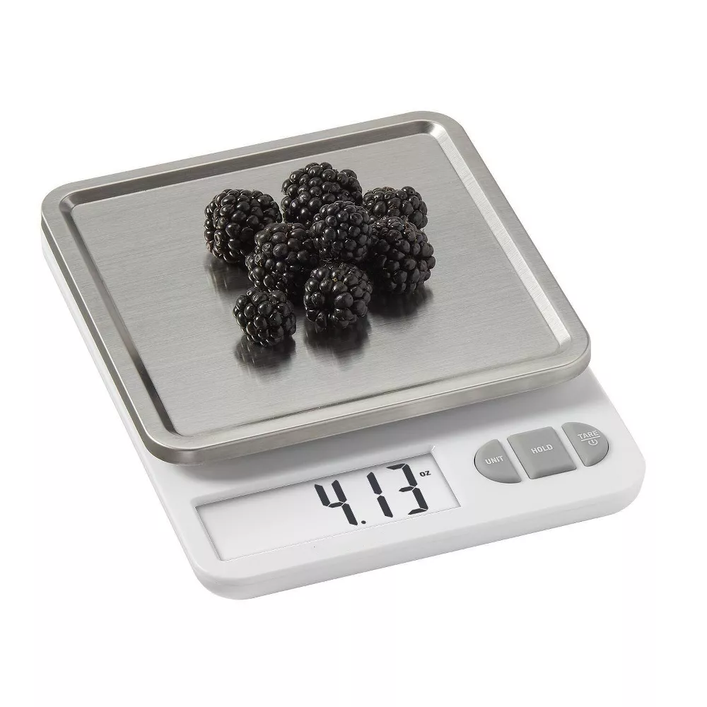 Digital Kitchen Scale With Removable Stainless Steel Weighing Tray