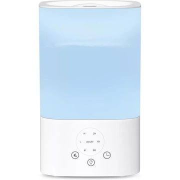 Top‑Fill Ultrasonic Cool Mist Humidifier with Multi‑Color Night Light